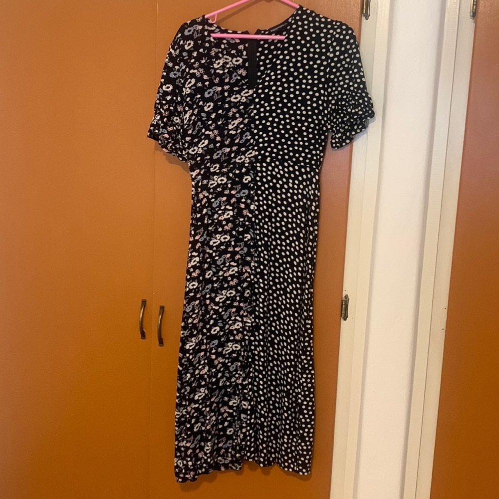 ASOS Wednesday’s Girl splice midi dress